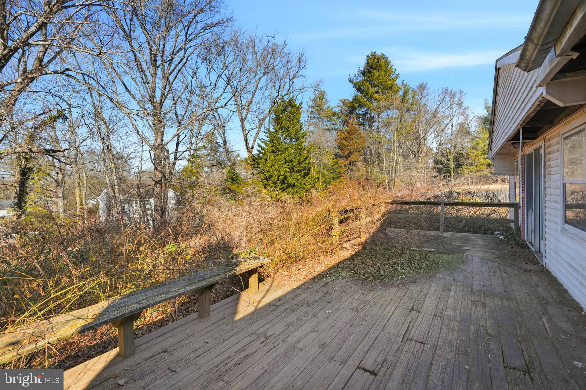 9200 Pleasant Court Laurel, MD 20708 - Photo 5 of 10 a view of balcony with wooden floor and fence