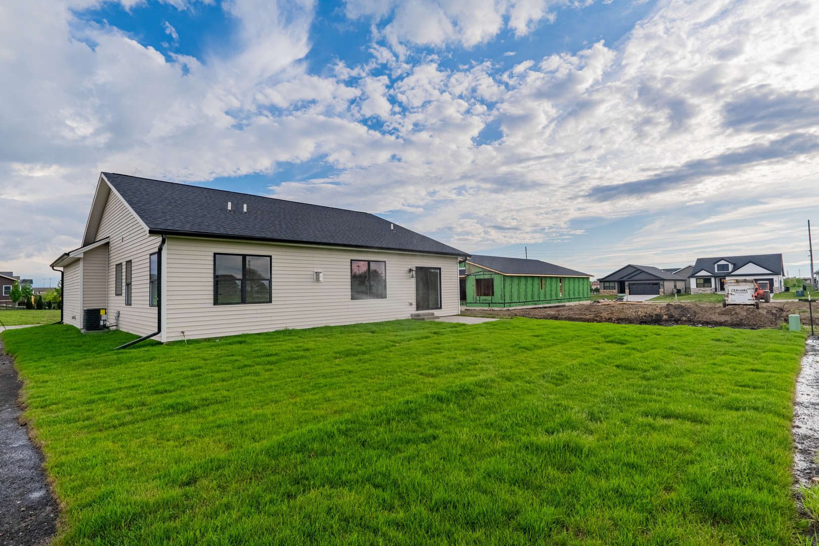 2538 Marble Road Normal, IL 61761 - Photo 49 of 52 a aerial view of a house next to a big yard