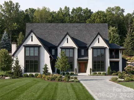 a house with garden in front of it