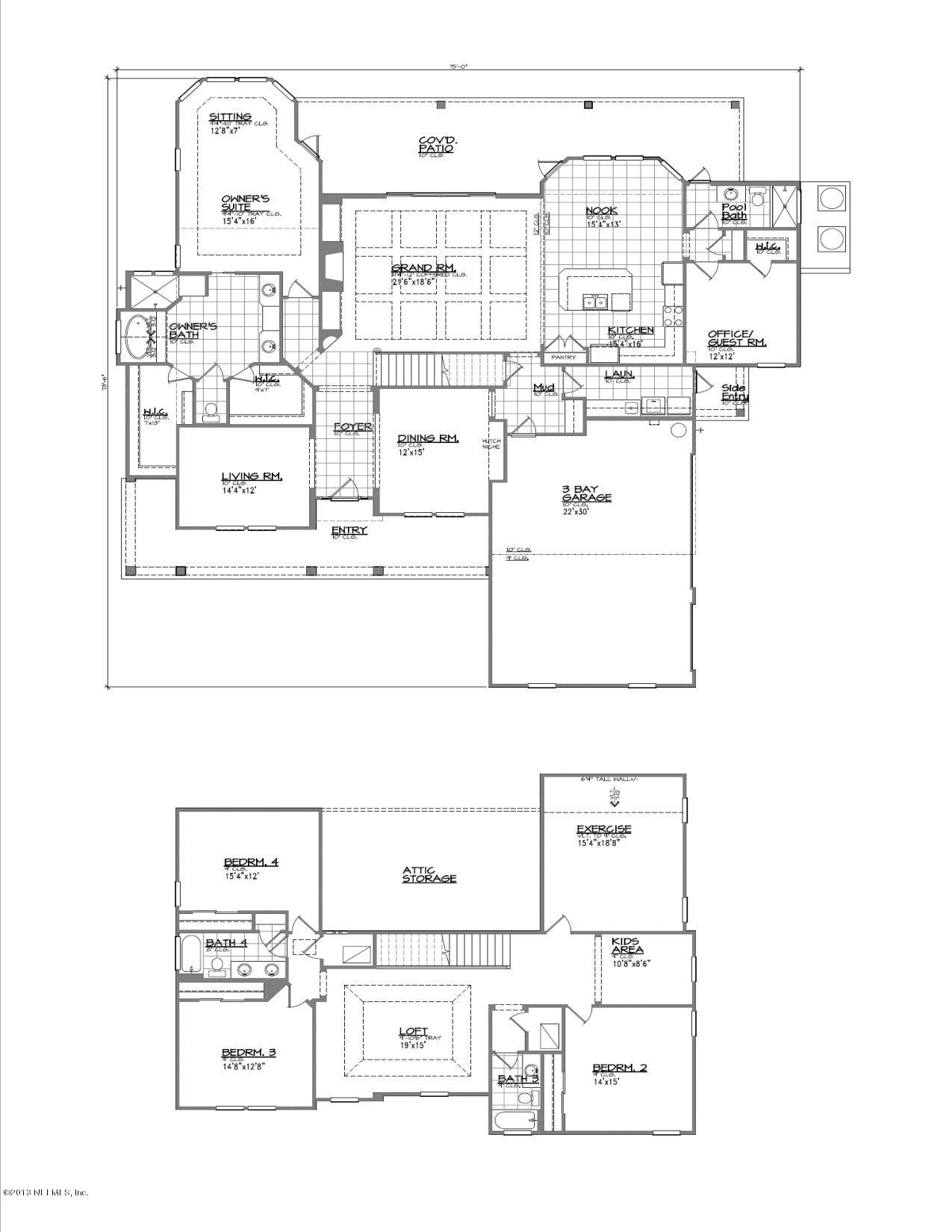 7784 Collins Grove Road Jacksonville, FL 32256 - Photo 2 of 2 floorplan