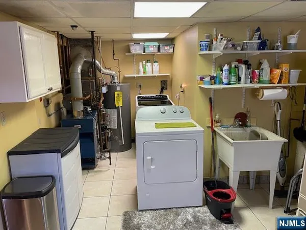 a room with storage and utility
