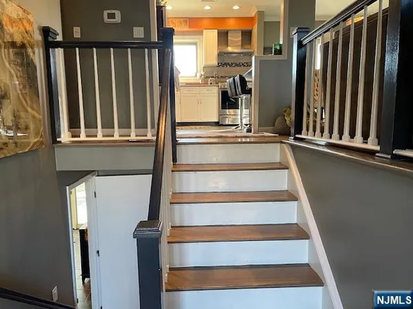 a view of balcony and staircase