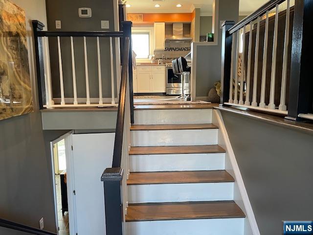 82 Herrick Street East Rutherford, NJ 07073 - Photo 5 of 26 a view of balcony and staircase