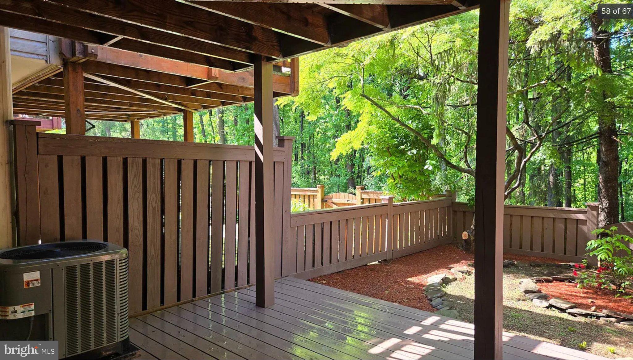 3906 Valley Ridge Drive Fairfax, VA 22033 - Photo 56 of 58 Serene outdoor retreat with lush greenery.