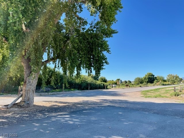 2480 Rice Street Logandale, NV 89021 - Photo 12 of 26 view from the front porch, paved area to park
