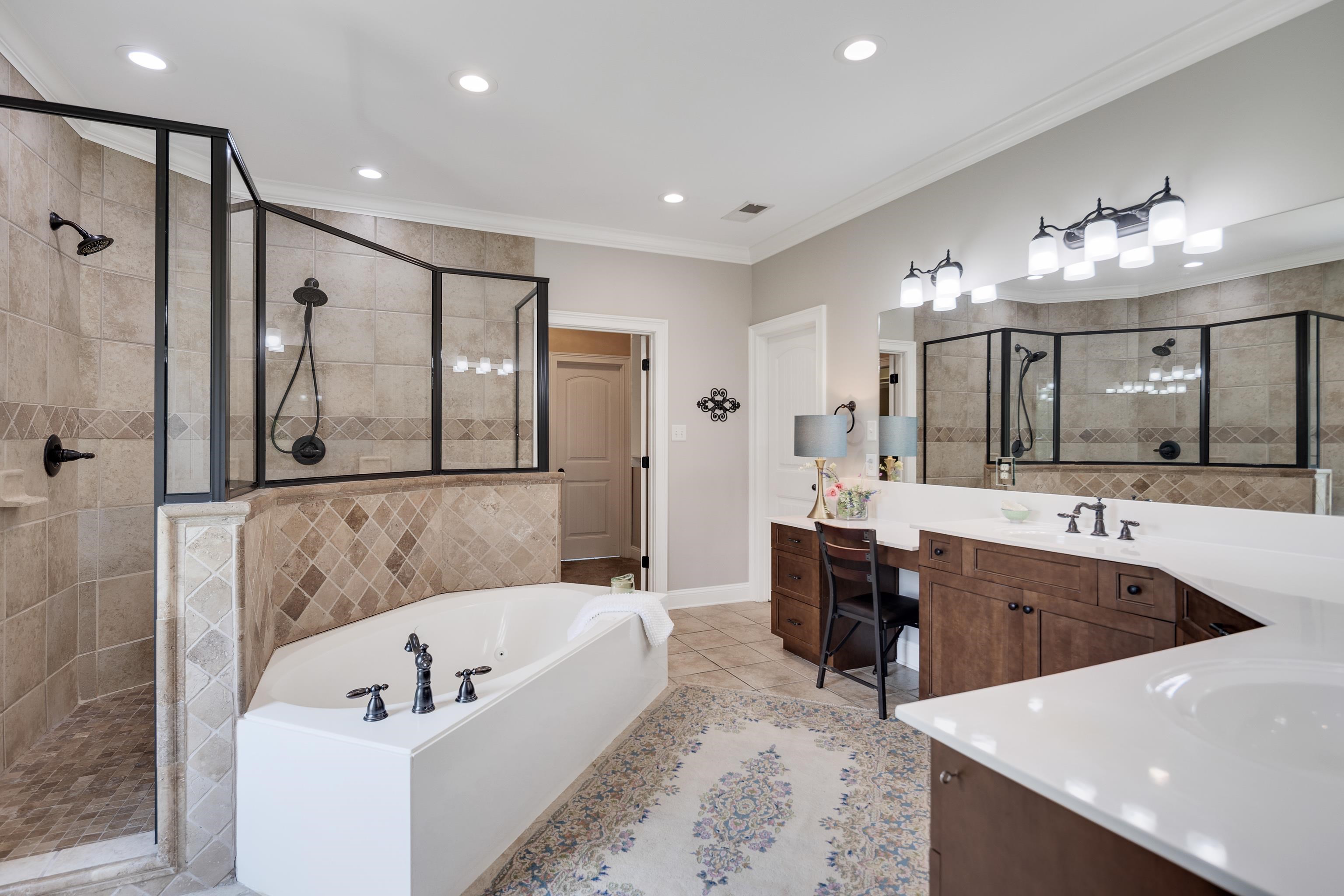 9028 Osborntown Road Arlington, TN 38002 - Photo 23 of 40 a large spacious bathroom with a large tub shower and sink