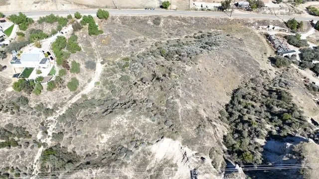 a view of a covered with lots of trees
