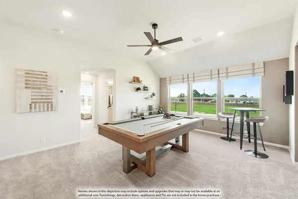 a room with gym equipment and a large window