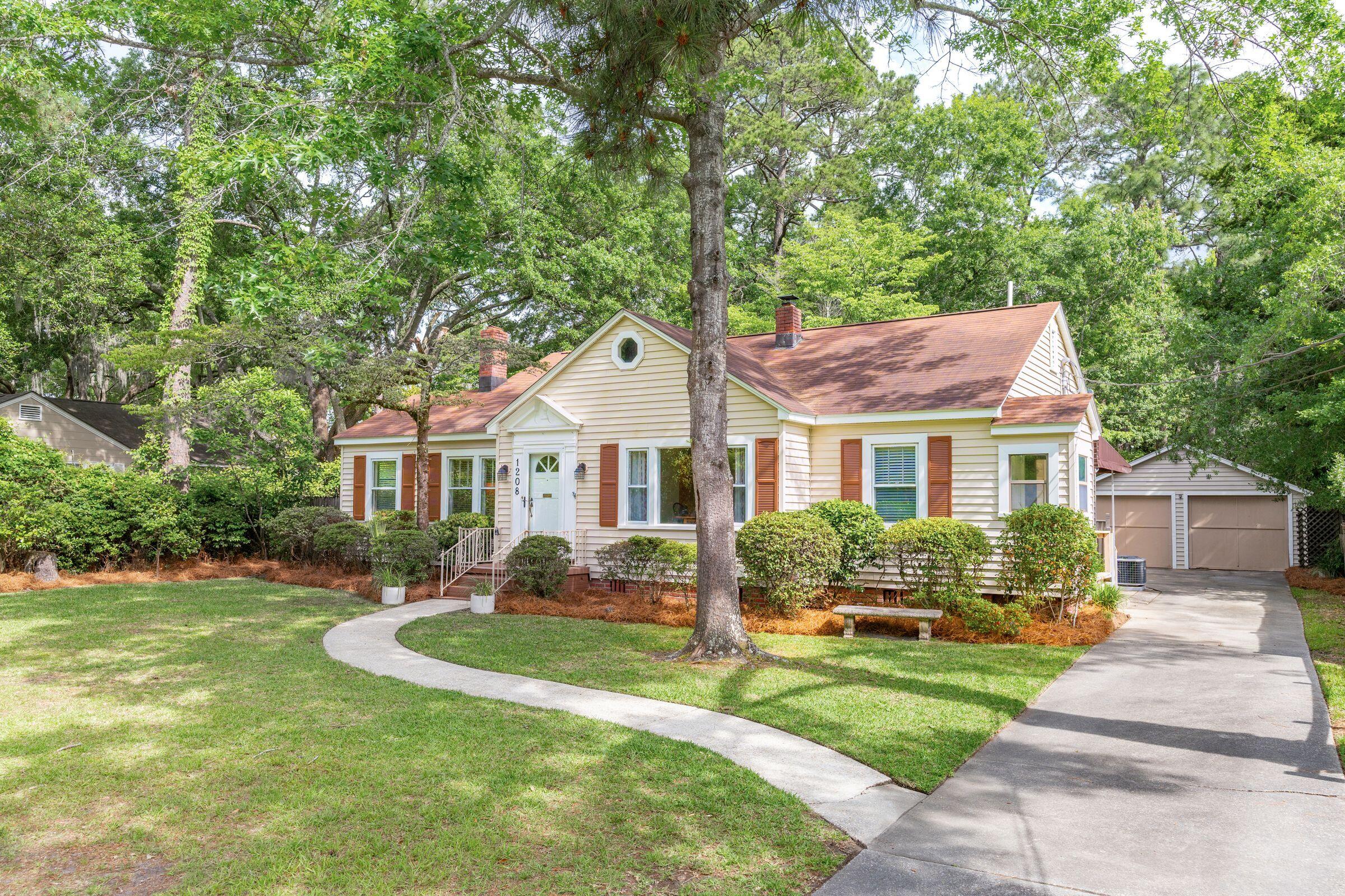 1208 Chesterfield Road North Charleston, SC 29405 - Photo 2 of 55 Beuatiful Landscaped Entry and Driveway