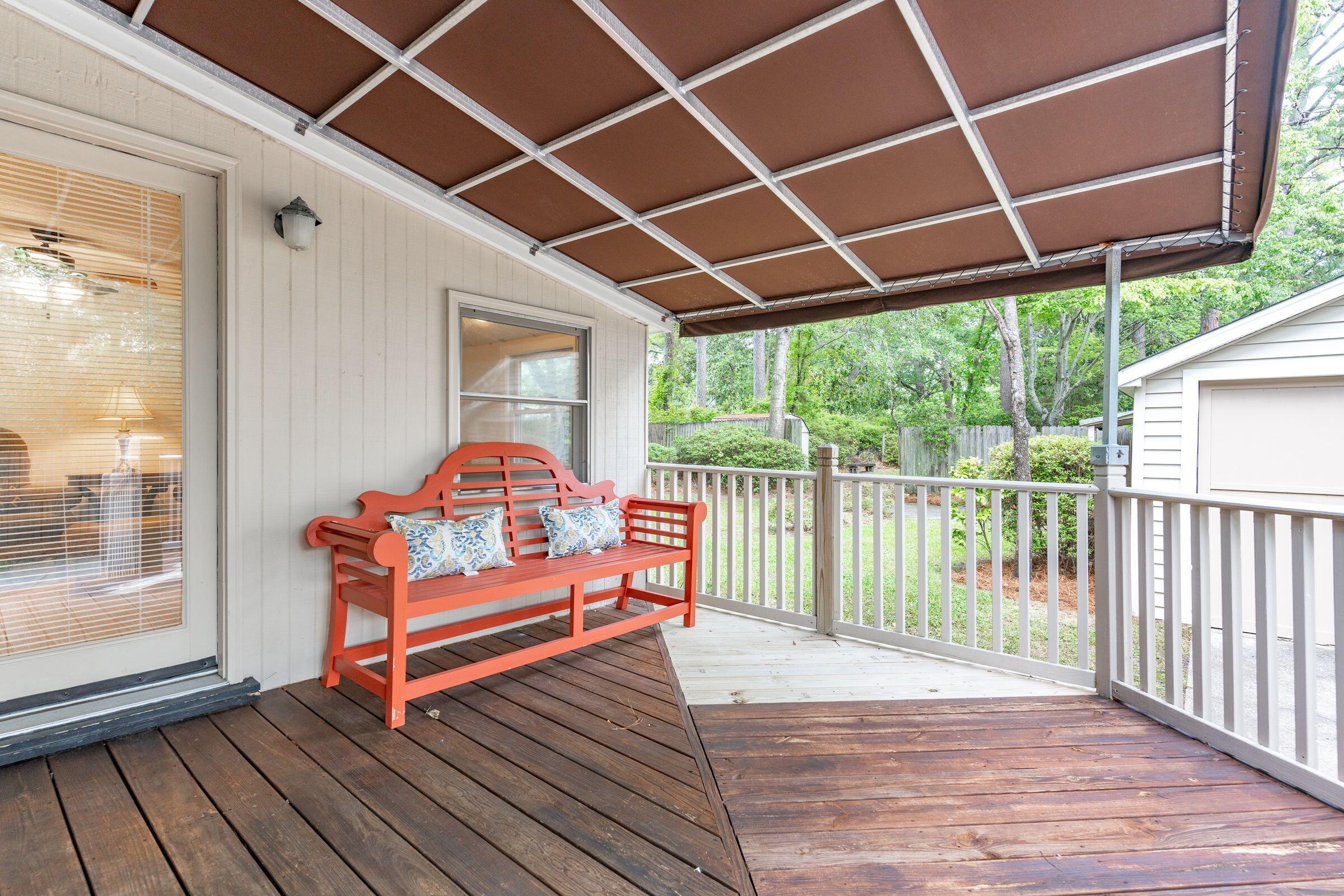 1208 Chesterfield Road North Charleston, SC 29405 - Photo 34 of 55 Covered Deck for Entertaining