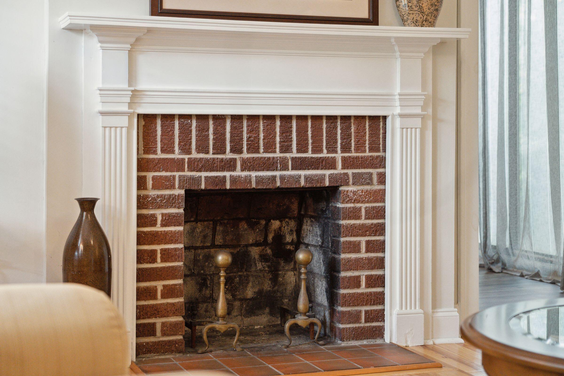 1208 Chesterfield Road North Charleston, SC 29405 - Photo 7 of 55 Woodburning Fireplace and Original Mant