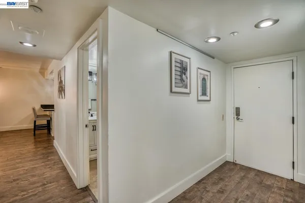 a view of a hallway with interior of the house