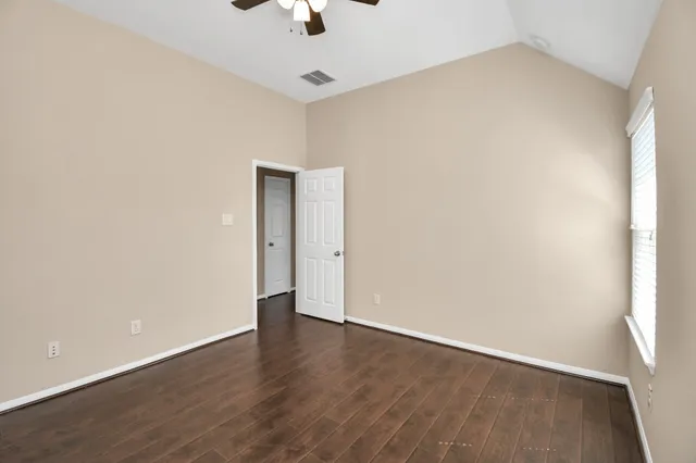 wooden floor in an empty room