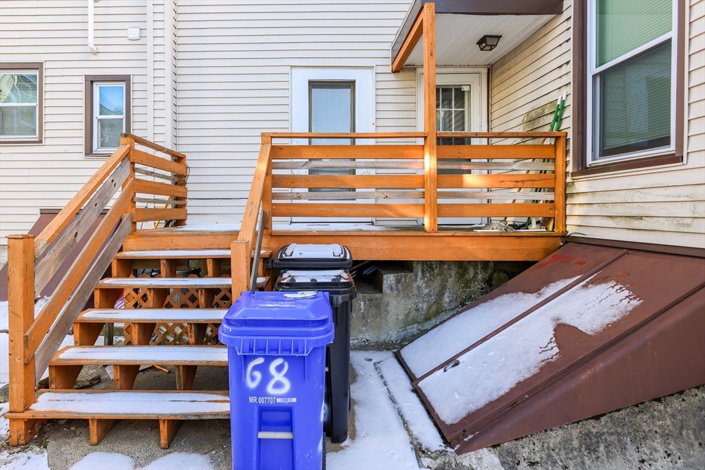 68 Newhall Street, Unit 68 Malden, MA 02148 - Photo 35 of 39 a view of front door of house with stairs