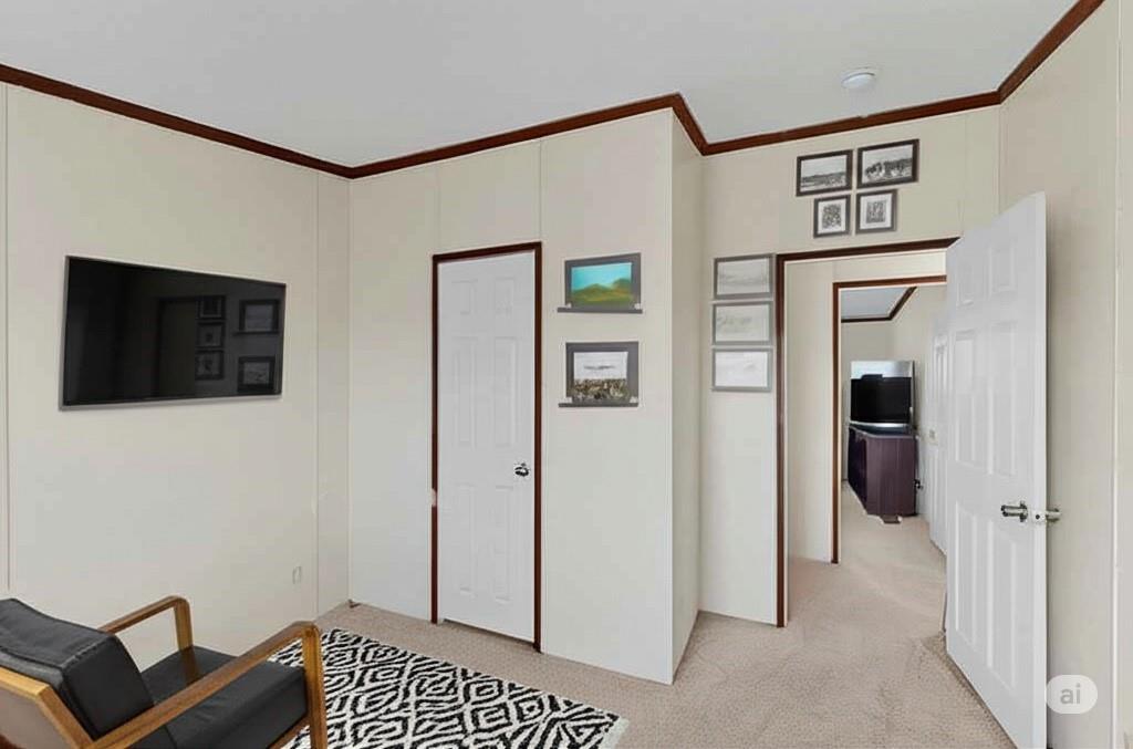 1406 Grand Prix Court Rhome, TX 76078 - Photo 5 of 12 a view of a livingroom with an empty space and workspace