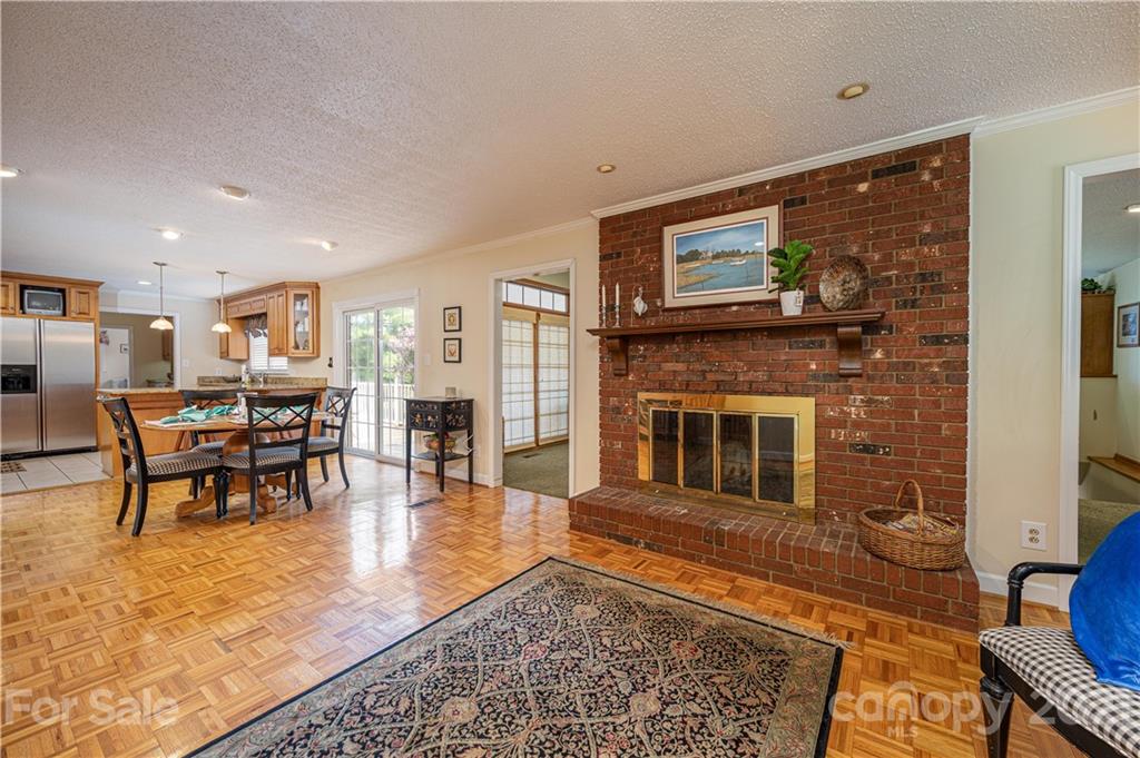 628 Hulls Grove Church Road Vale, NC 28168 - Photo 14 of 40 a living room with furniture and a fireplace