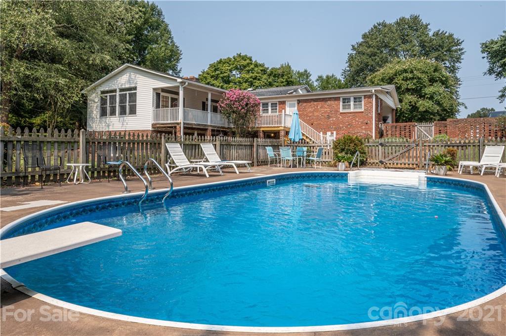 628 Hulls Grove Church Road Vale, NC 28168 - Photo 33 of 40 a front view of a house with swimming pool