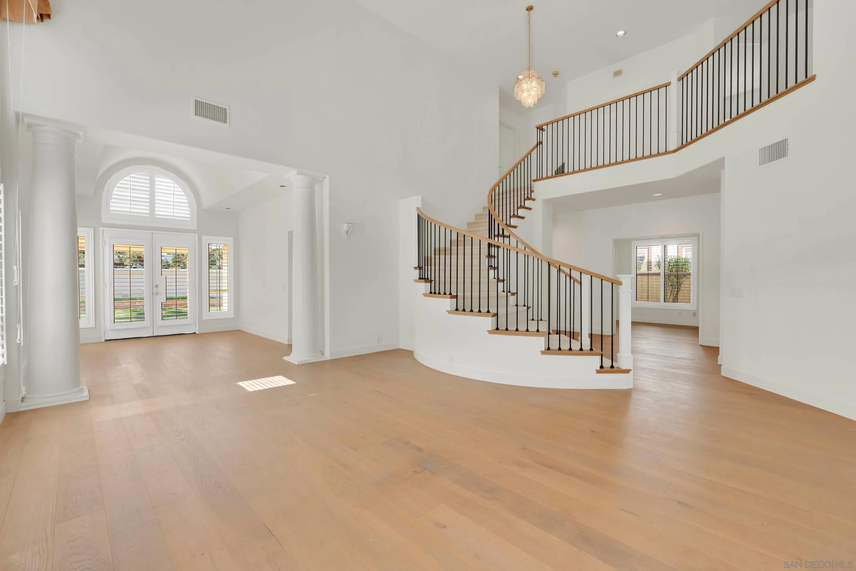 45441 Camino Monzon Temecula, CA 92592 - Photo 9 of 53 a view interior of a house with stairs and a porch