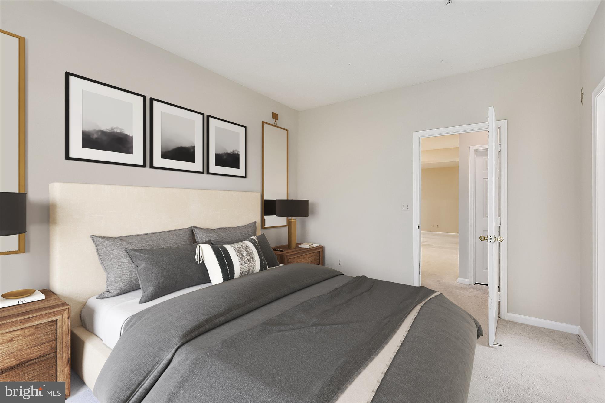 1716 Lake Shore Crest Drive, Unit 5 Reston, VA 20190 - Photo 6 of 27 Light Filled Primary Bedroom