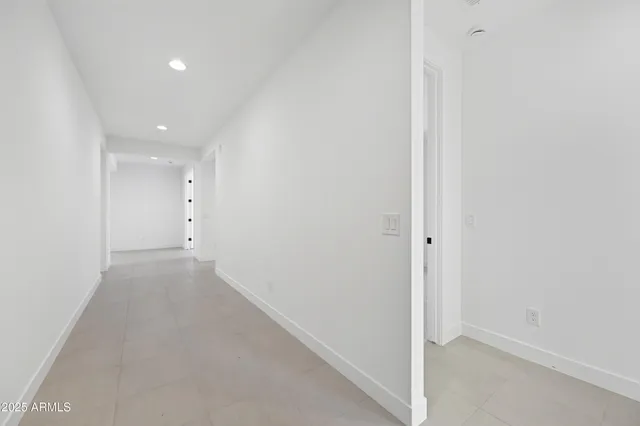 a view of a room with rack on the wall