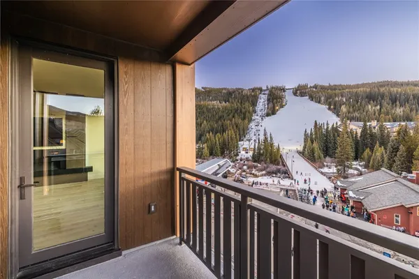 a city view from a balcony