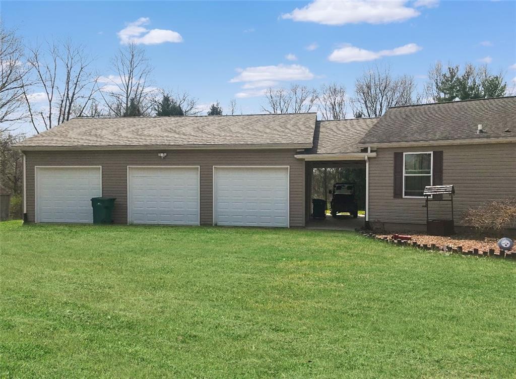 5586 County Line Road New Castle, PA 16101 - Photo 3 of 3 a view of a backyard of the house