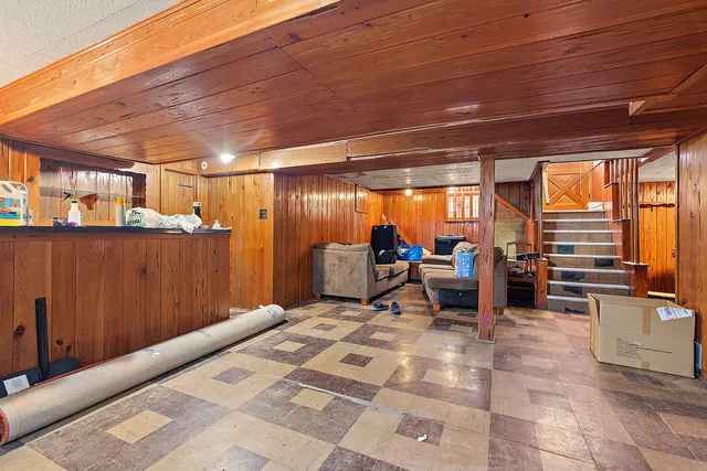 a room with storage and utility