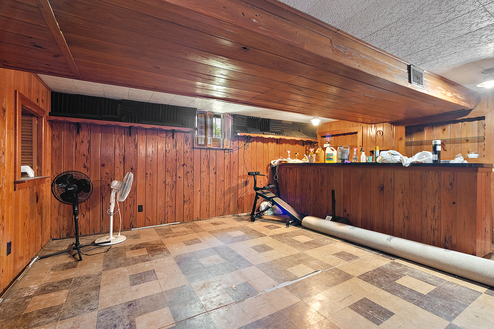 8420 Archer Avenue Willow Springs, IL 60480 - Photo 22 of 33 a view of a room with wooden walls
