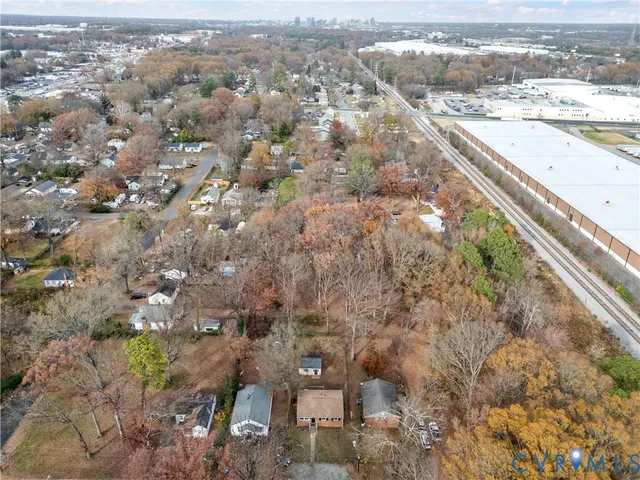 a view of city and mountain