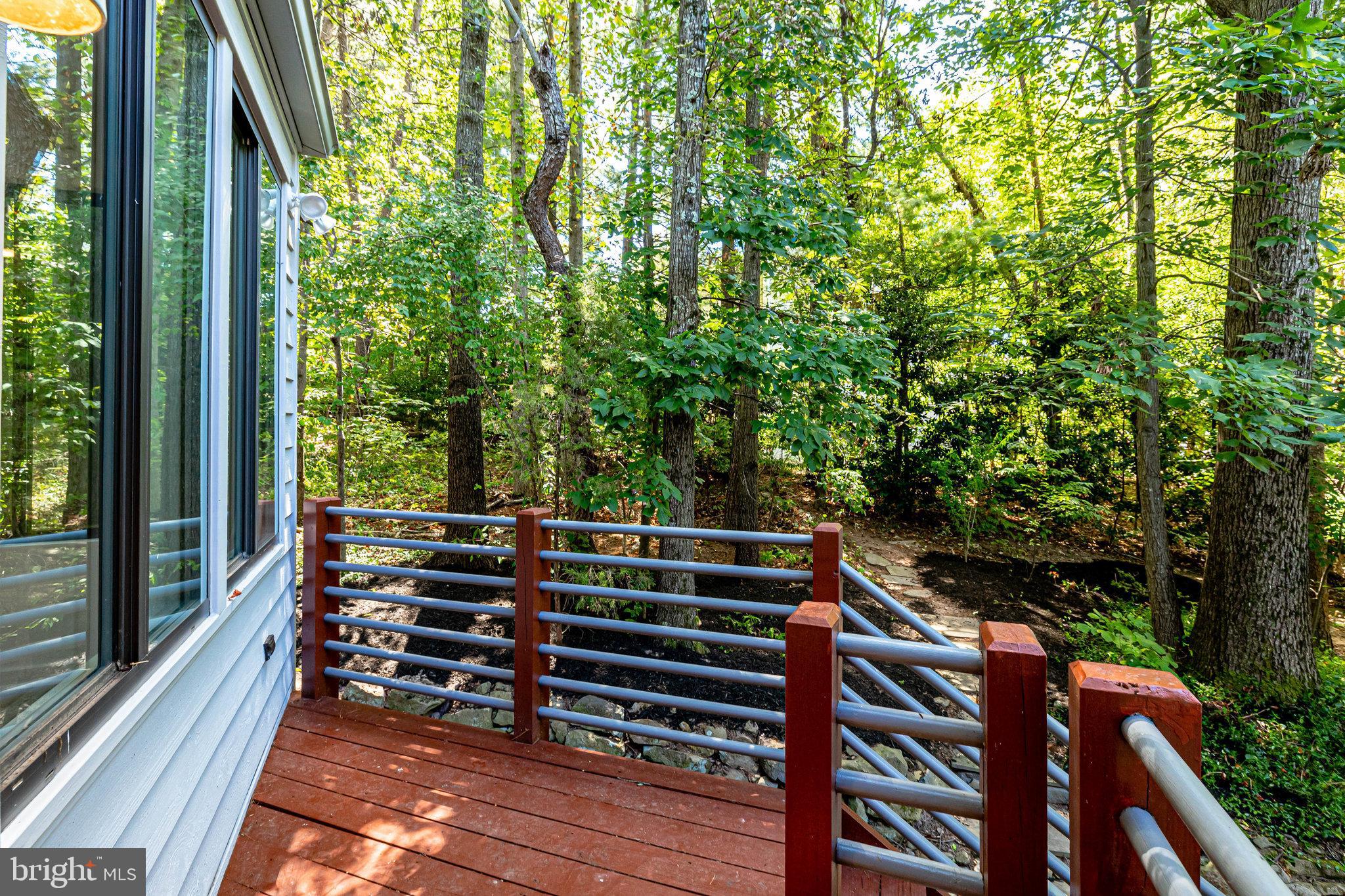 1667 Cedar Hollow Way Reston, VA 20194 - Photo 25 of 28 Back patio with view trees