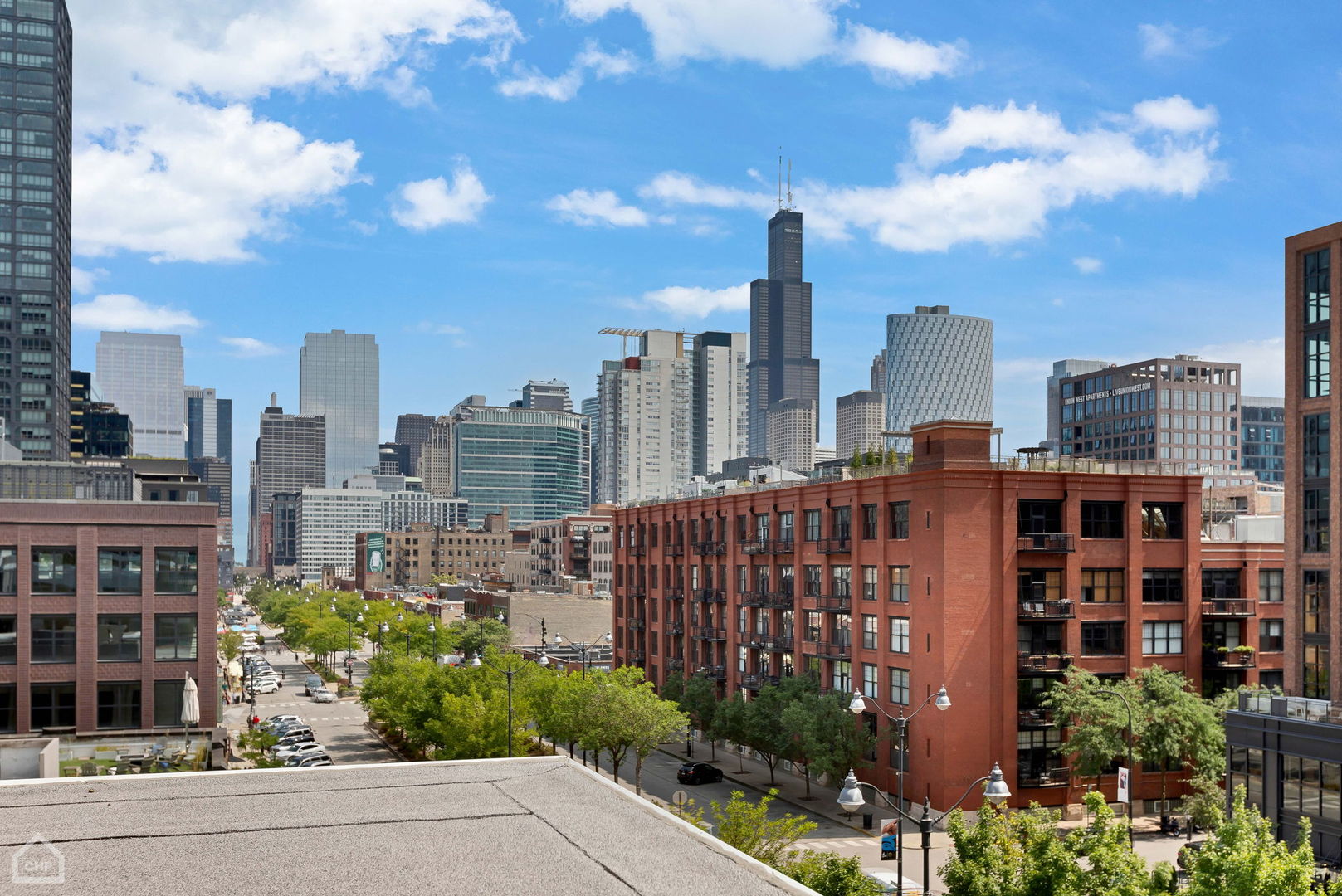 155 North Aberdeen Street, Unit 304 Chicago, IL 60607 - Photo 33 of 33 a view of a city with tall buildings