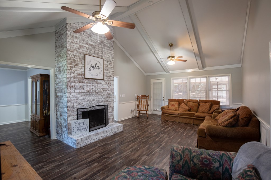 4556 Jiminey Loop Columbus, GA 31909 - Photo 9 of 29 Great Room w/ Wood Burning Fireplace
