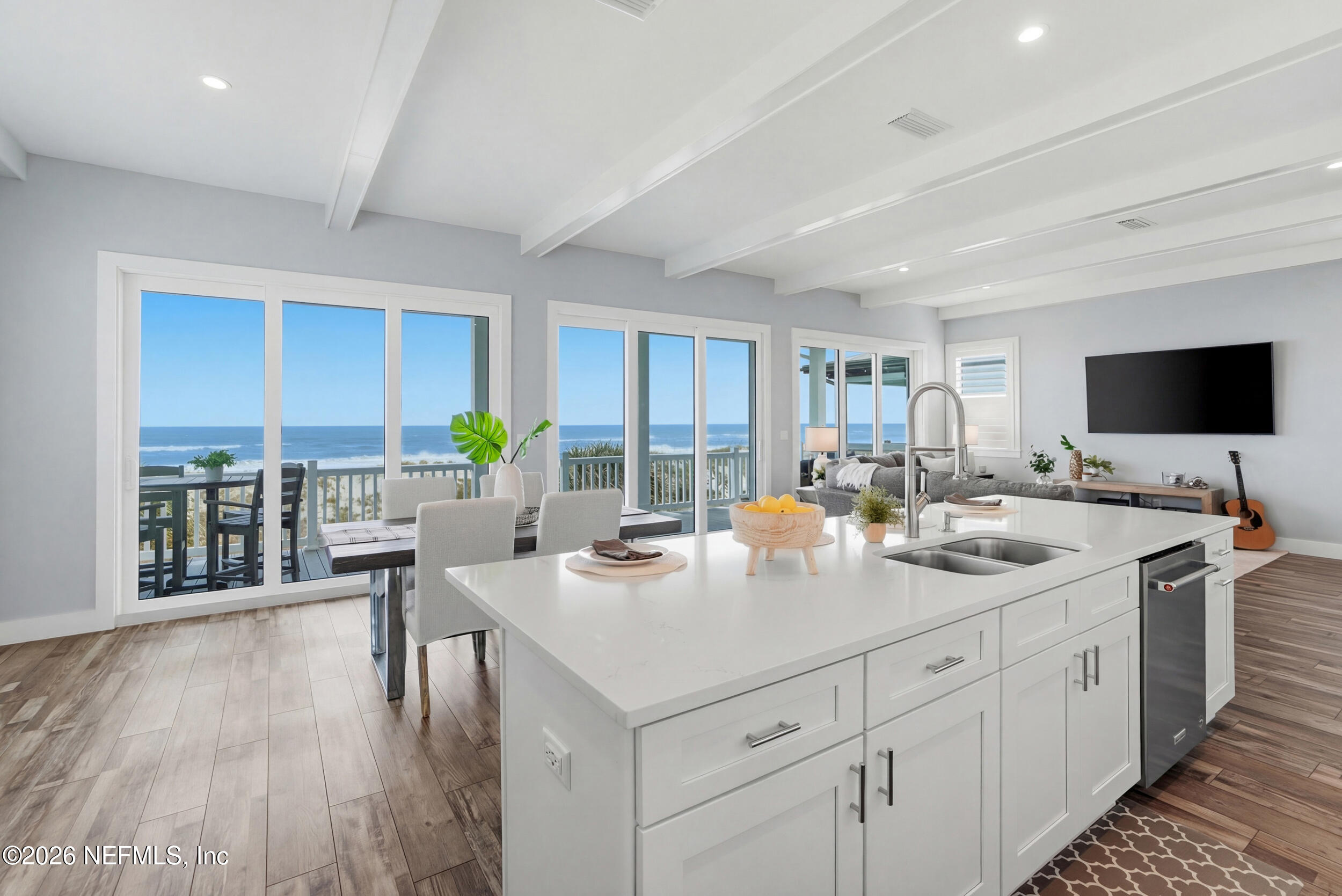 1717 Strand Street Neptune Beach, FL 32266 - Photo 12 of 84 Gourmet Kitchen Overlooks the Ocean!
