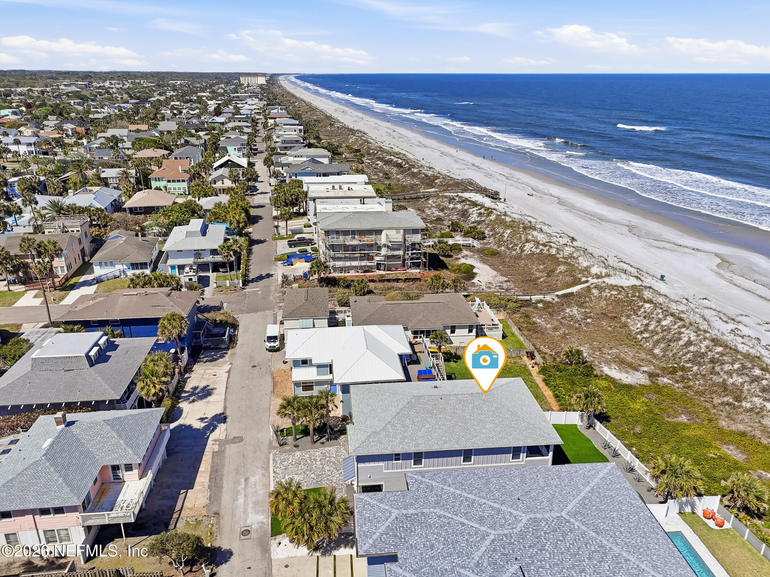 1717 Strand Street Neptune Beach, FL 32266 - Photo 54 of 84 an aerial view of residential houses with outdoor space