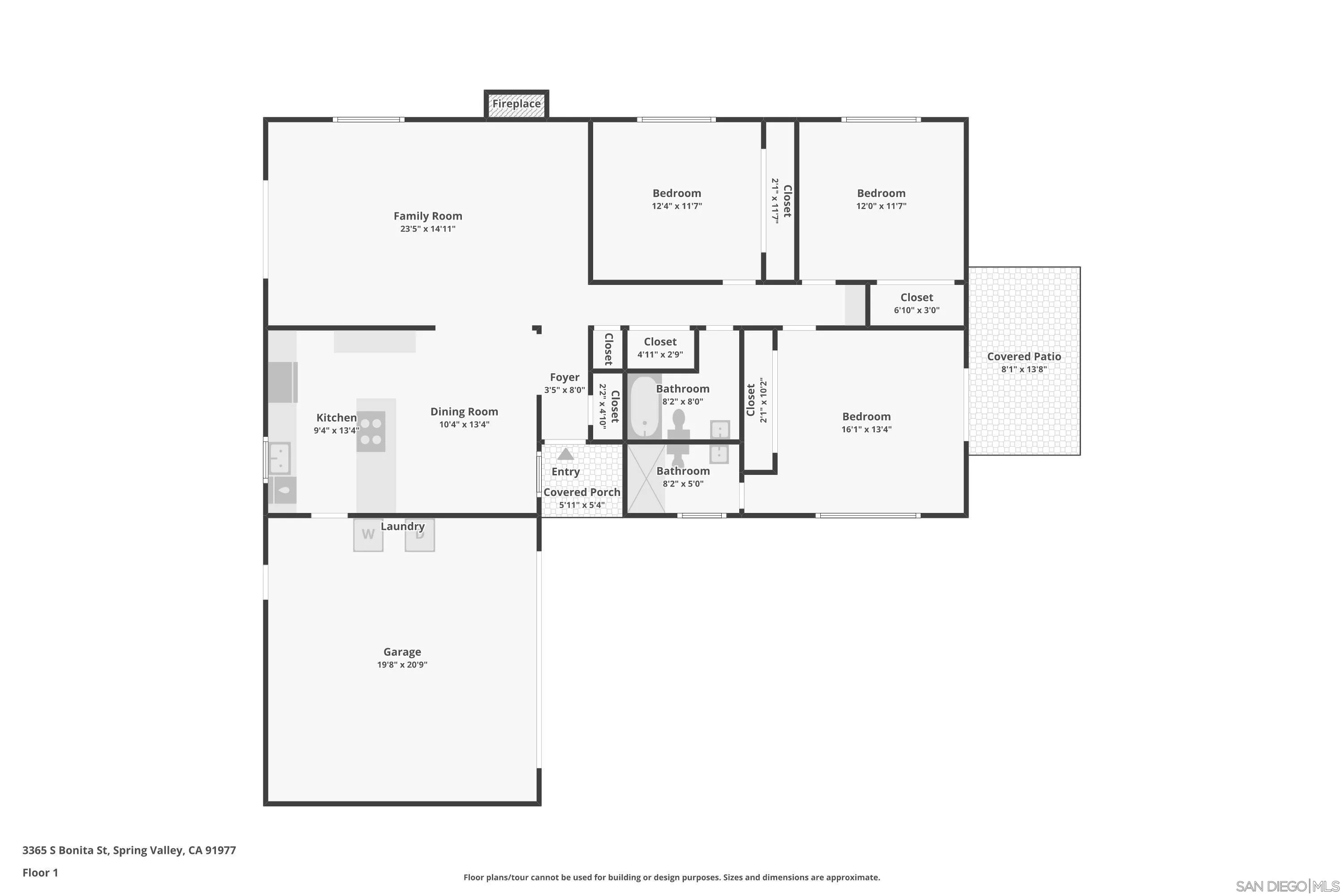 3365 South Bonita Street Spring Valley, CA 91977 - Photo 32 of 32 a picture of floor plan