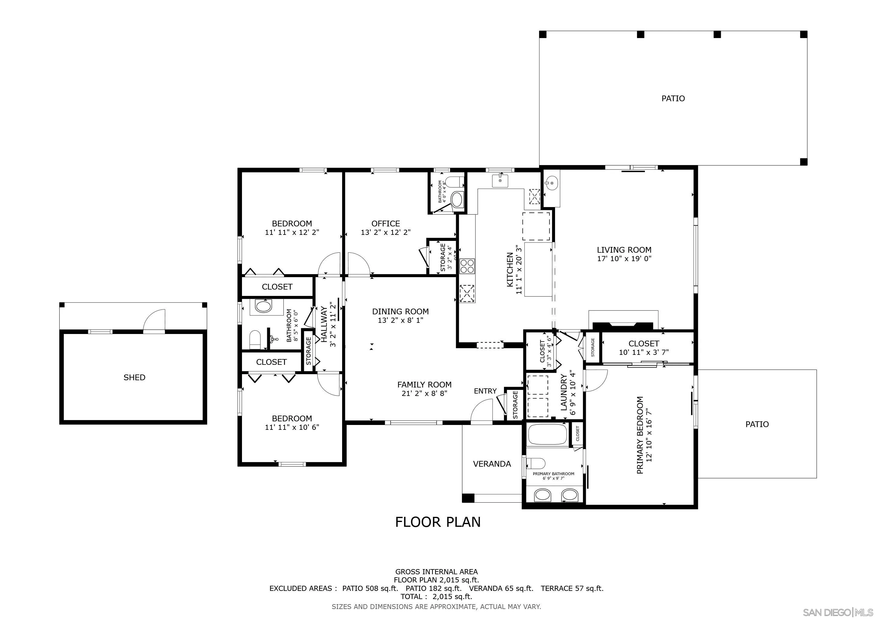 944 Hillhaven Road Escondido, CA 92027 - Photo 31 of 31 a picture of a floor plan