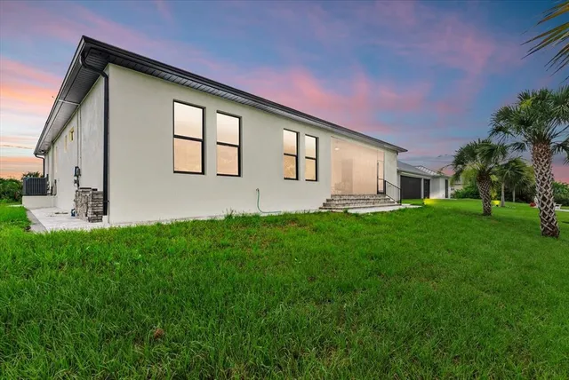 a living room with garden