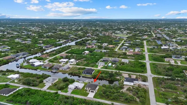 a view of city with lots of trees