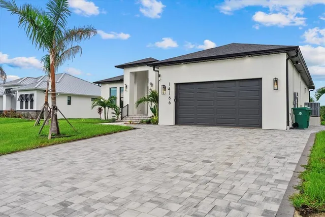a house with a outdoor space