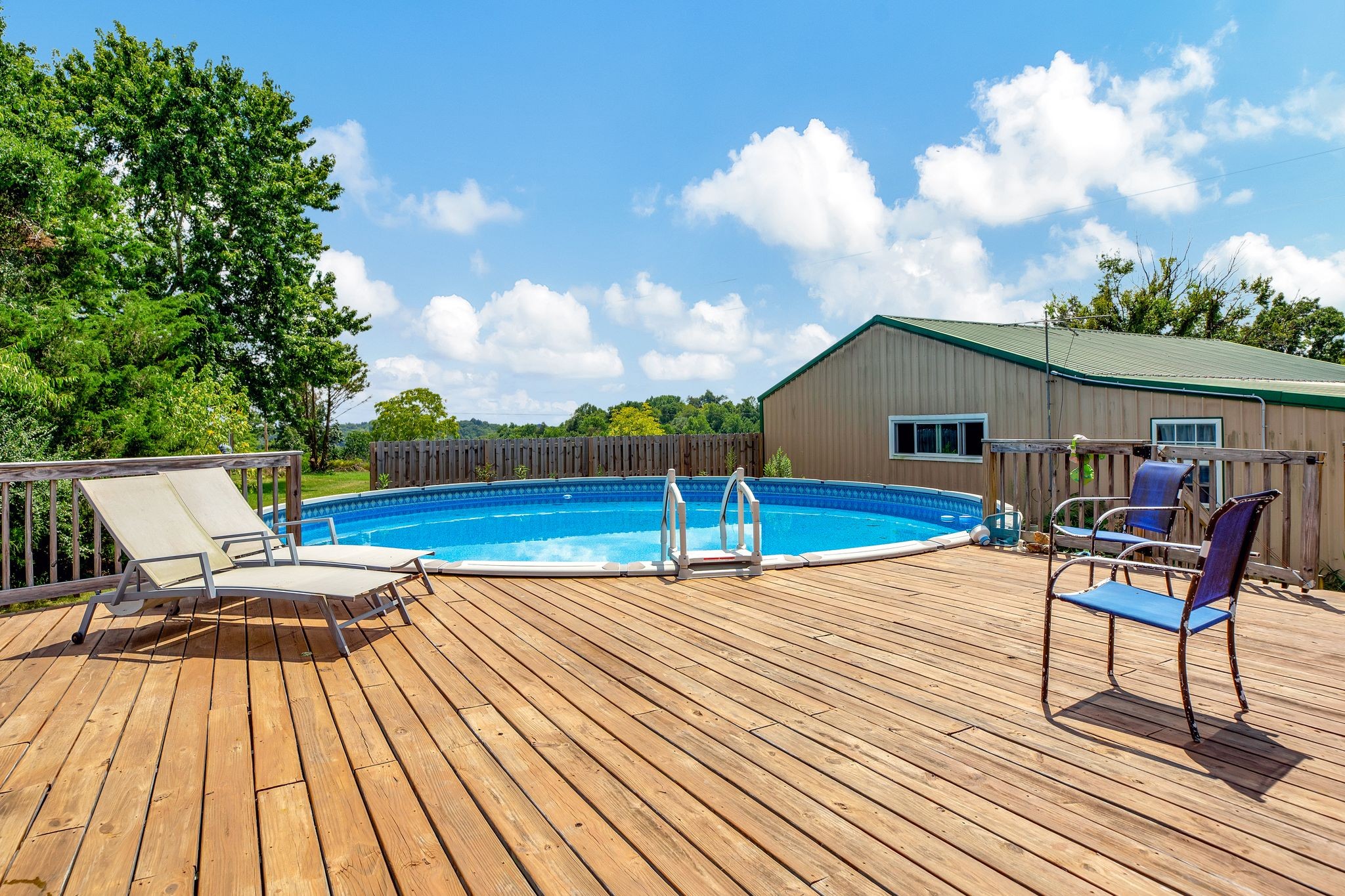 5461 Dale Ridge Road Liberty, TN 37095 - Photo 29 of 39 a roof deck with a table and chairs