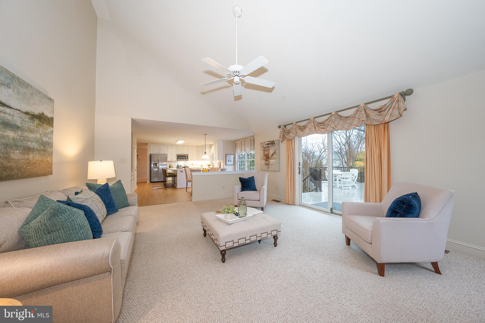 824 Waverly Road Kennett Square, PA 19348 - Photo 16 of 42 a living room with furniture and a large window with garden view