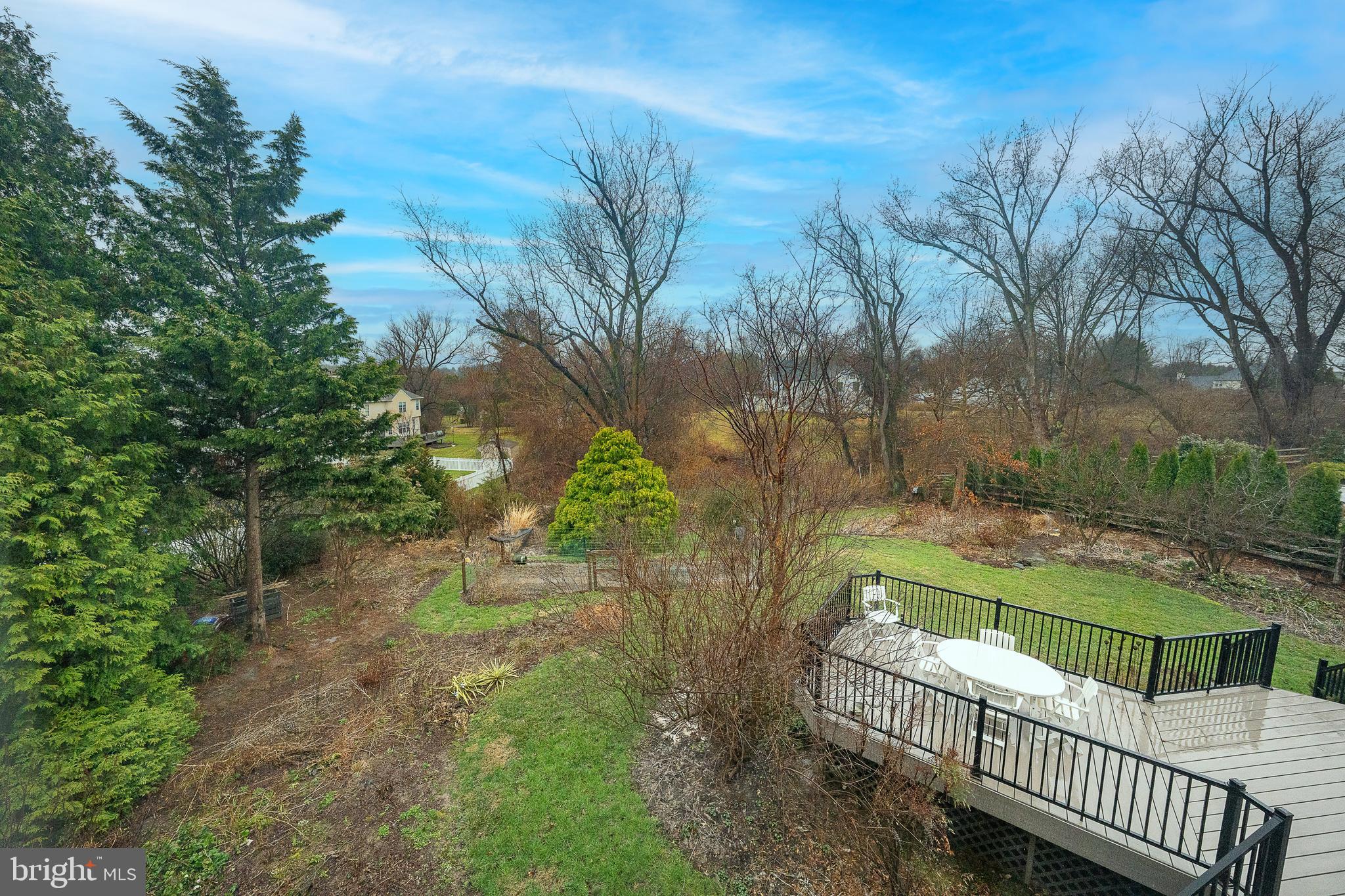 824 Waverly Road Kennett Square, PA 19348 - Photo 40 of 42 a view of a deck with couches and sky view
