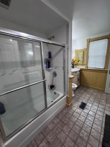 a view of workspace with wooden floor