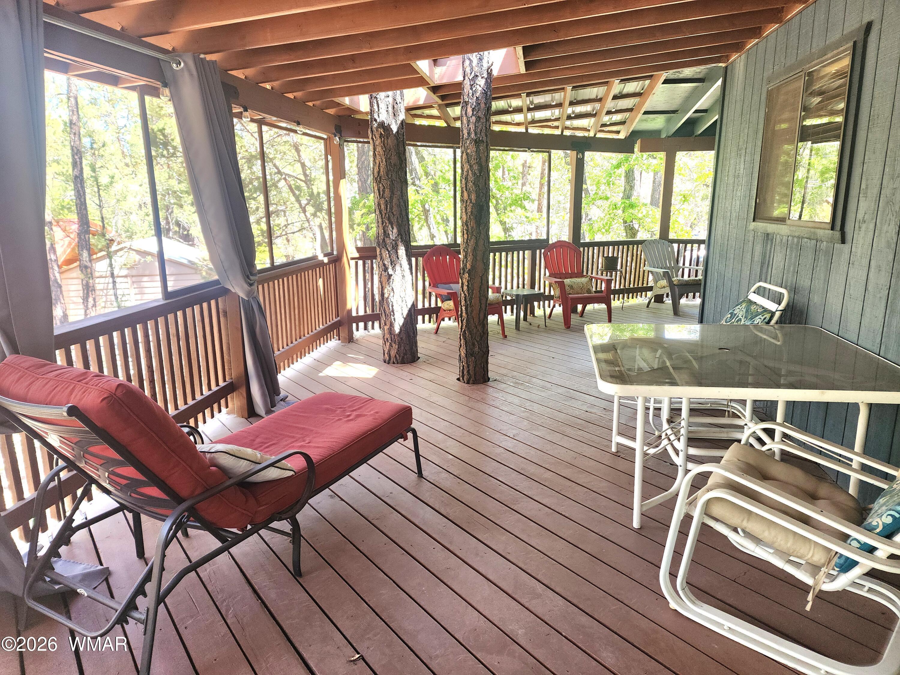 718 Eagle Loop Lakeside, AZ 85929 - Photo 21 of 36 Wrap around Deck