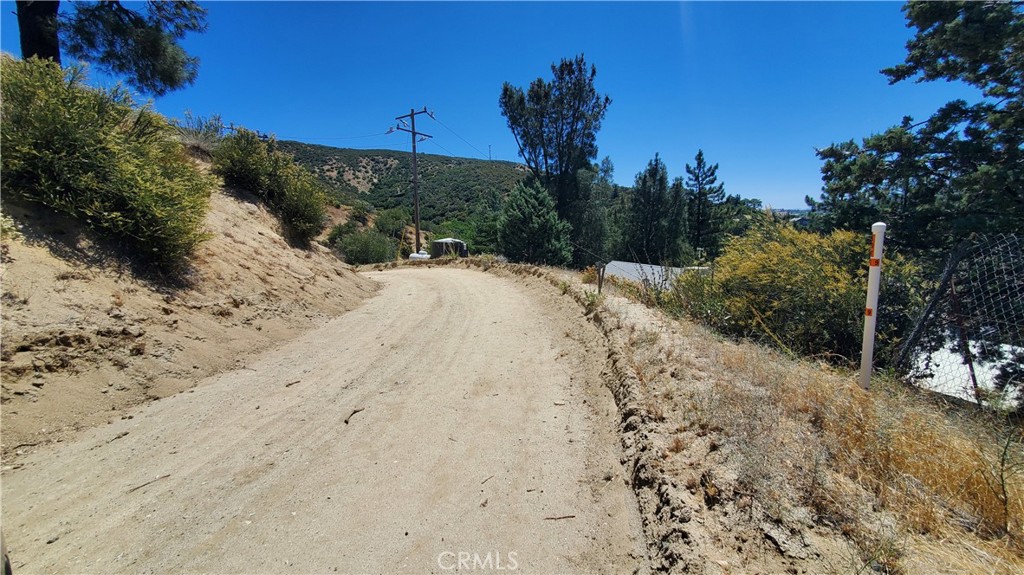 0 Grand View Lake Hughes, CA 93532 - Photo 4 of 19 a view of a dry yard with a tree