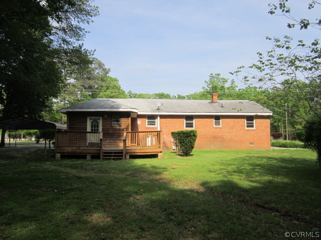 11985 River Road Chesterfield, VA 23838 - Photo 2 of 14 a view of a house with a yard and sitting area
