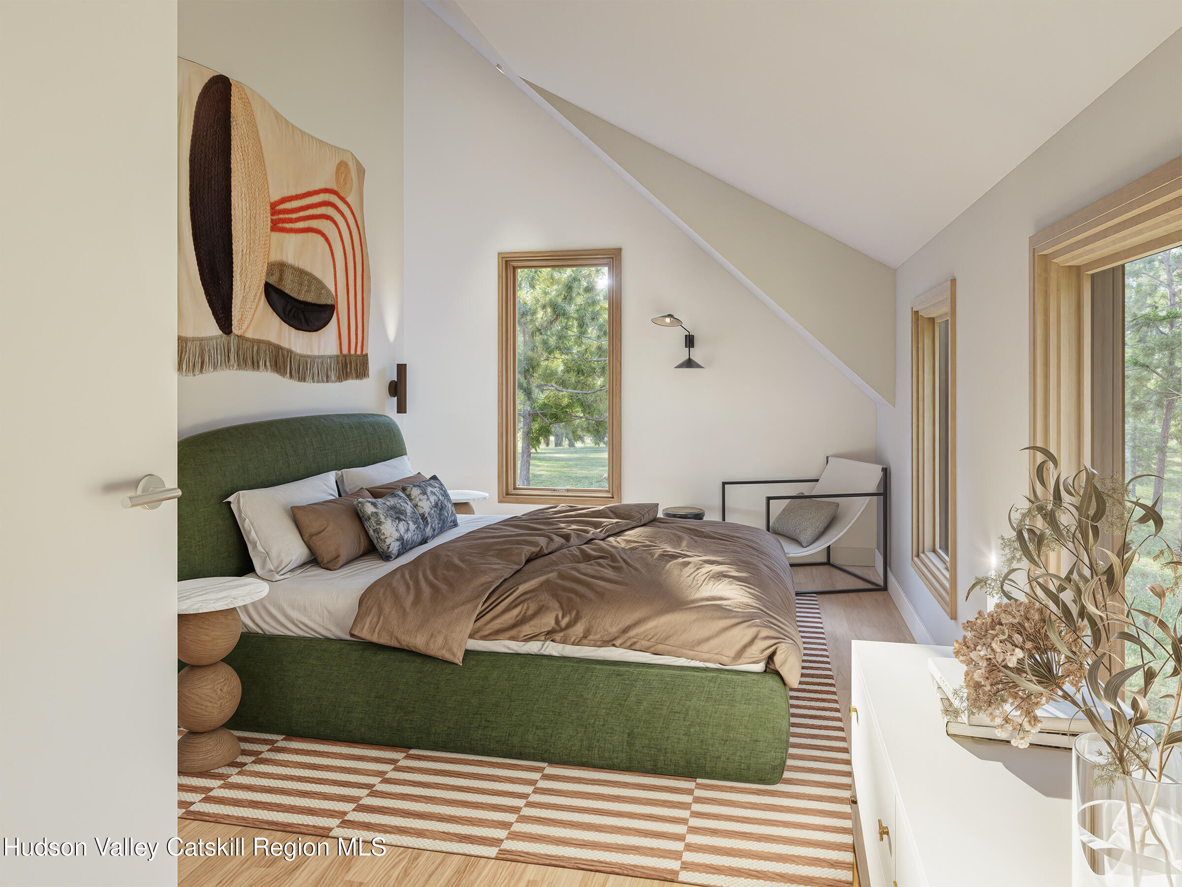 160 Birchall Road Wawarsing, NY 12428 - Photo 12 of 21 a bedroom with a bed and a window