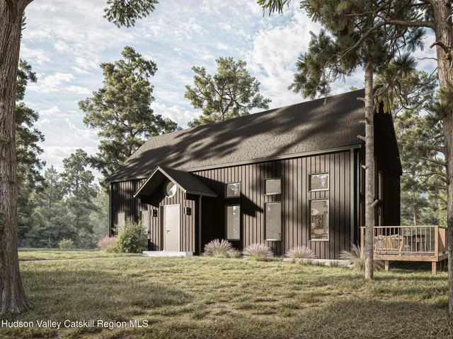 a view of a house with a porch