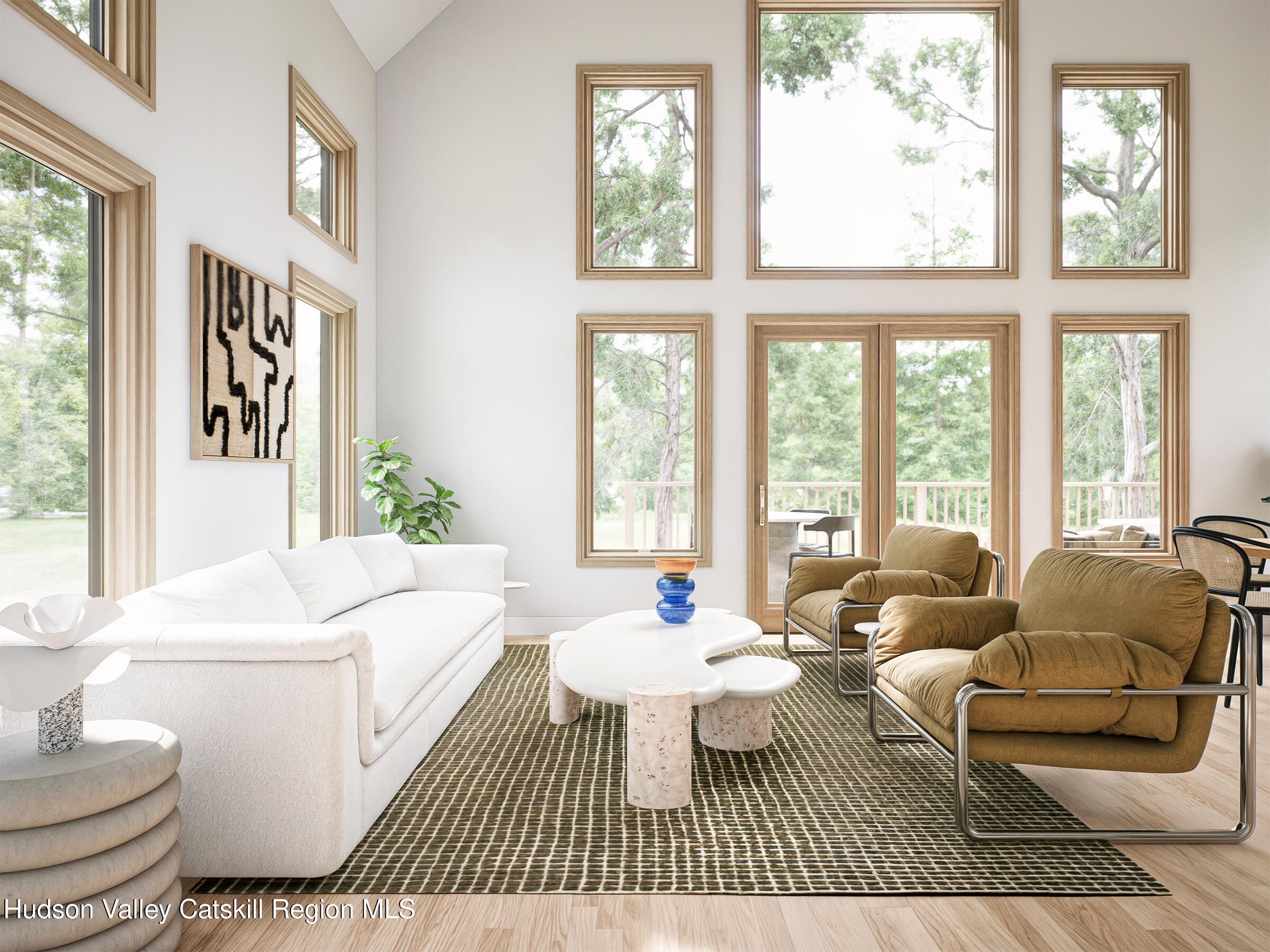 160 Birchall Road Wawarsing, NY 12428 - Photo 6 of 21 a living room with furniture and a large window
