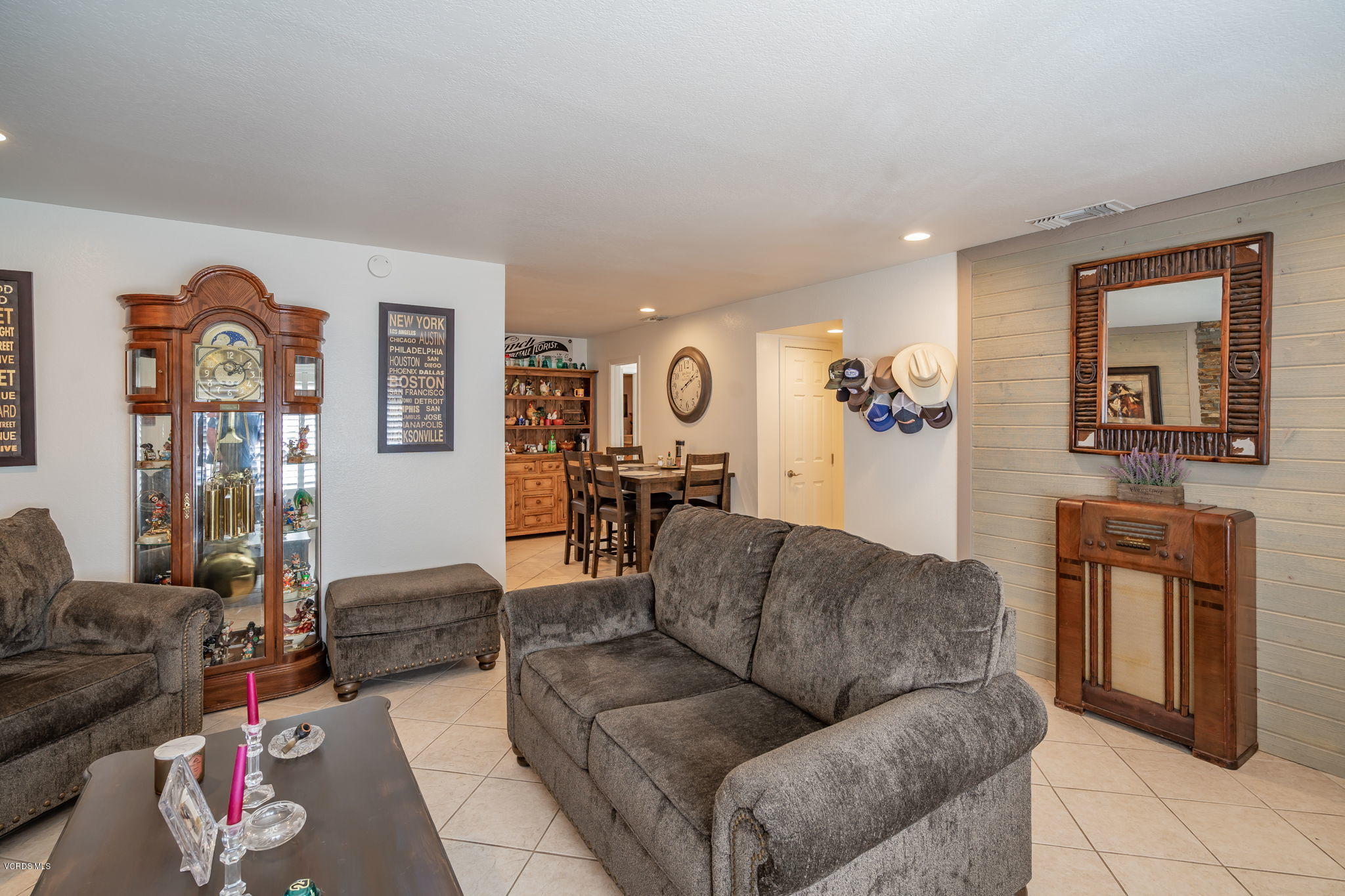 6116 Al Way Simi Valley, CA 93063 - Photo 9 of 55 a living room with furniture and a flat screen tv